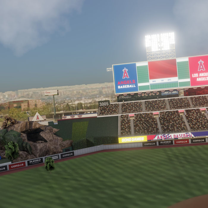 Open3DLab \u2022 Angel Stadium : MLB Perfect Inning